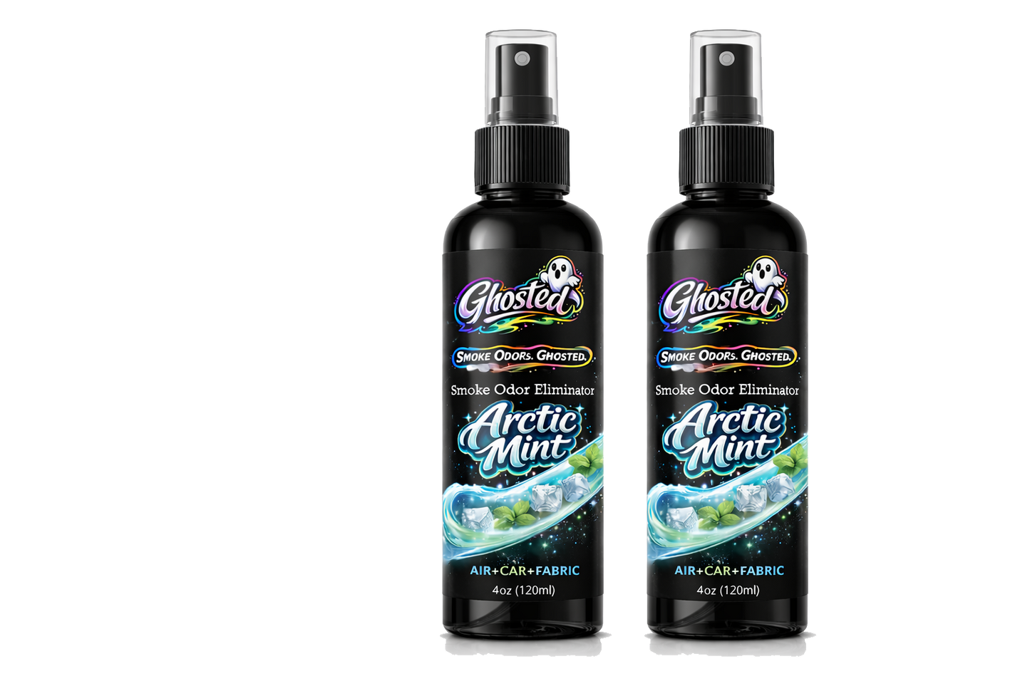 2 Pack Ghosted-Smoke Odor Eliminator Spray