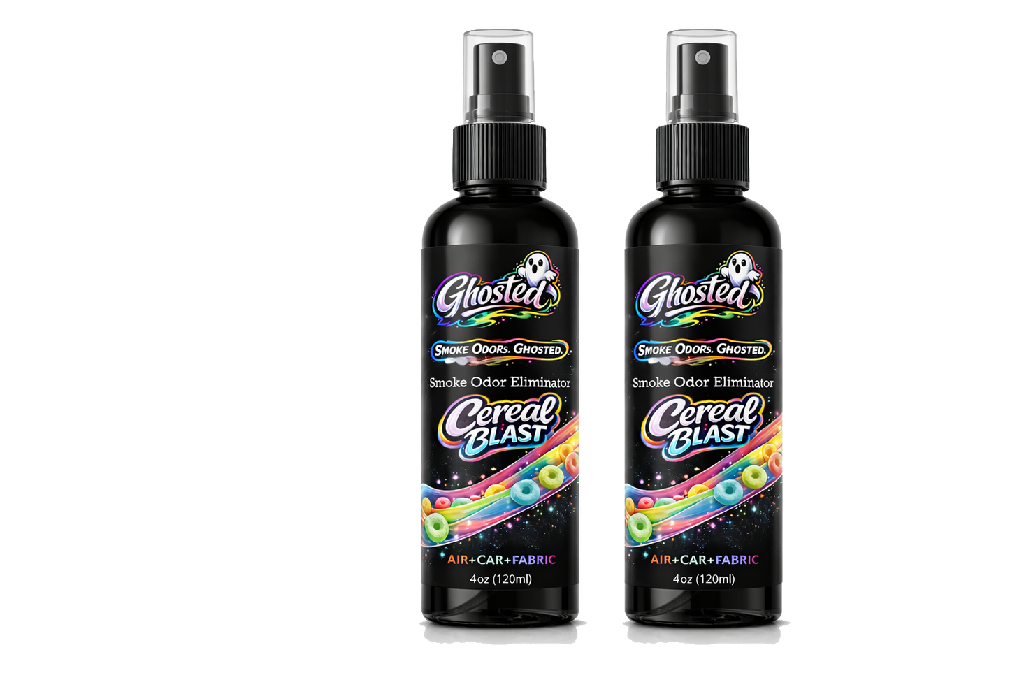 2 Pack Ghosted-Smoke Odor Eliminator Spray