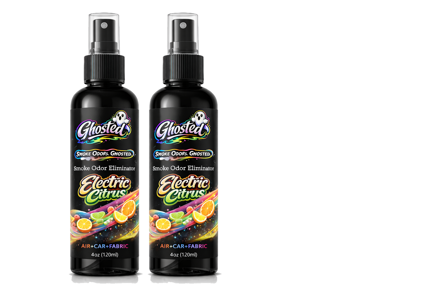 2 Pack Ghosted-Smoke Odor Eliminator Spray